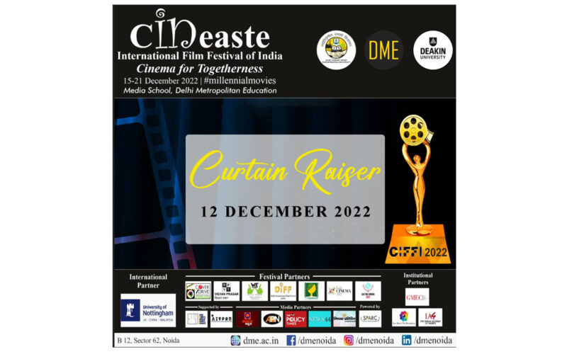 विश्व के पहले 7 दिवसीय फिल्म महोत्सव CIFFI का लॉन्च, भारत, ऑस्ट्रेलिया और चीन के संस्थानों द्वारा