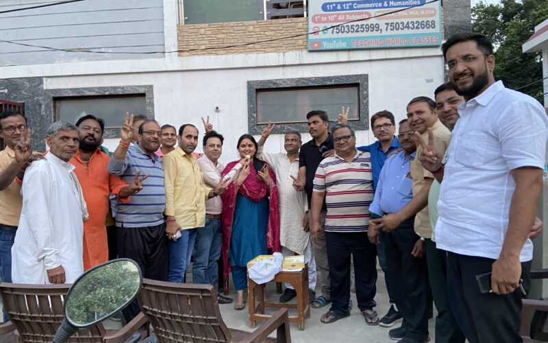वॉर्ड 9 में भाजपा ने शीतल देओल को चुना, कार्यकर्ताओं ने भी दिया समर्थन
